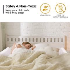 YENING soft foam bumpers stay in place as your child moves.