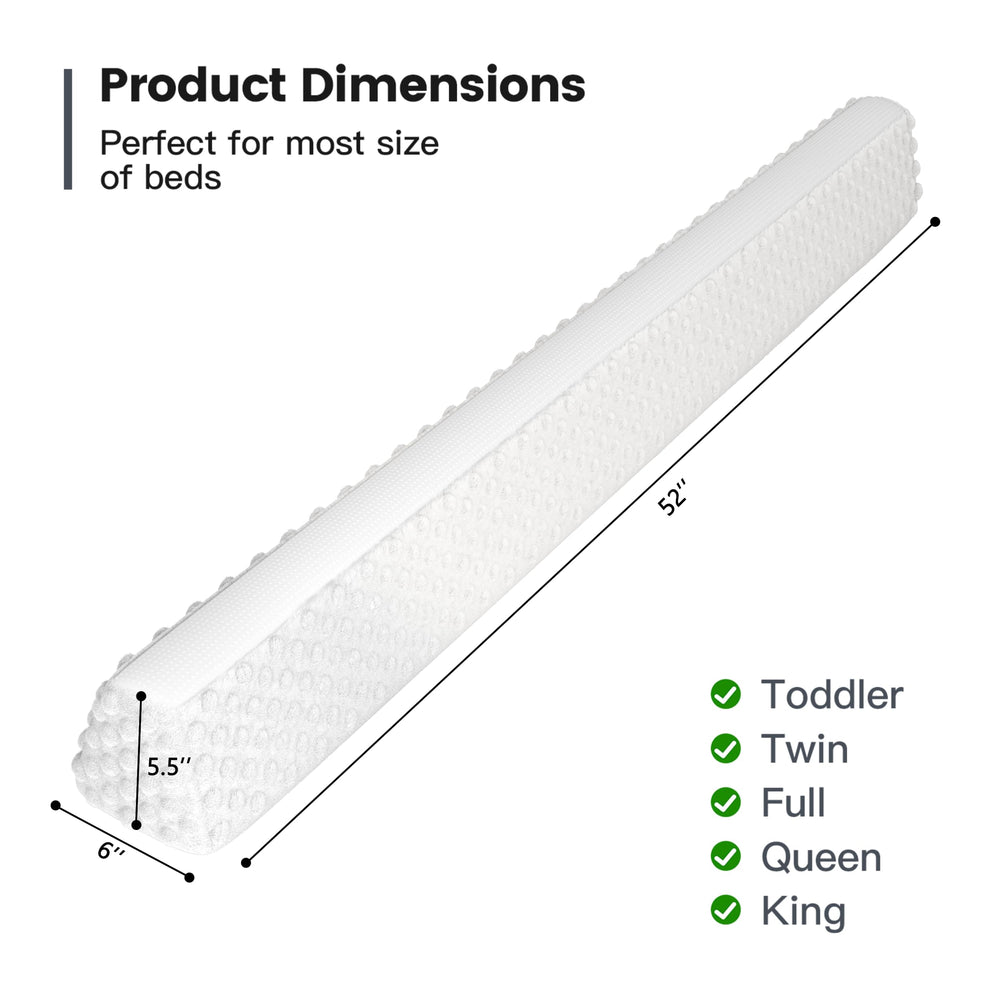 YENING soft-guard bed bumper in use cushions gentle moves without harsh bumps.