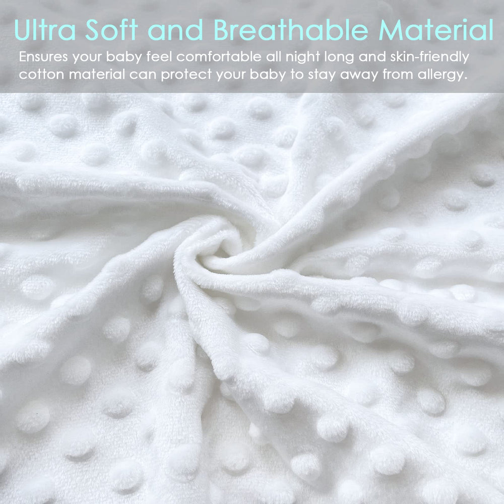 YENING Mini changing pad non-slip base prevents shifting on a dresser.