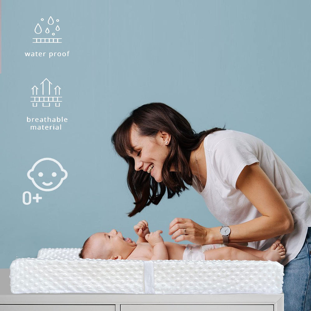 YENING Mini changing pad waterproof liner protects surfaces during diaper changes.