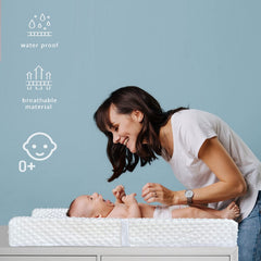 YENING Mini changing pad waterproof liner protects surfaces during diaper changes.