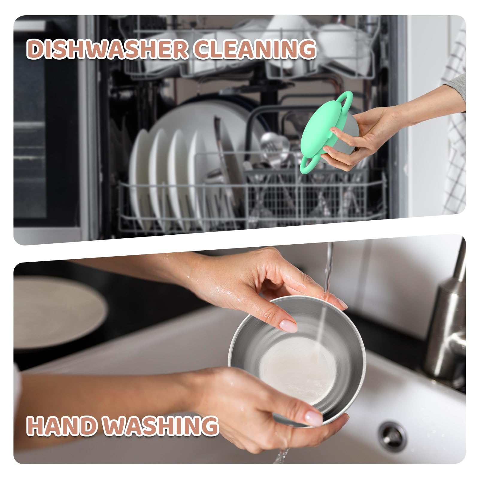 Yeomant dishwasher-safe snack containers simplify cleanup after meals.
