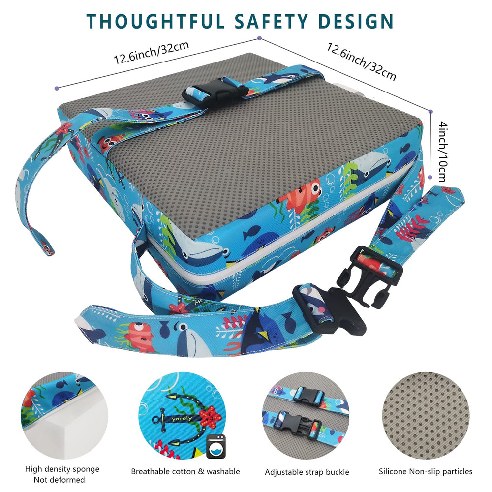 Yeroly booster seat soft-cover-detached highlights easy cleaning