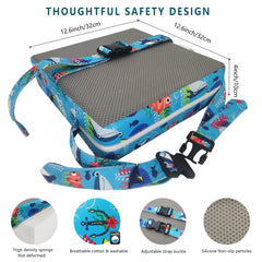Yeroly booster seat soft-cover-detached highlights easy cleaning