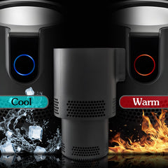 Yesinaly hot mode red LED indicates warming for coffee or tea.