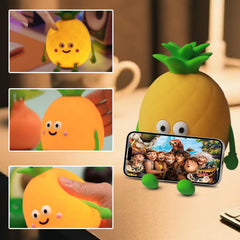 Yesinaly silicone night light close-up shows soft-touch, squeezable material