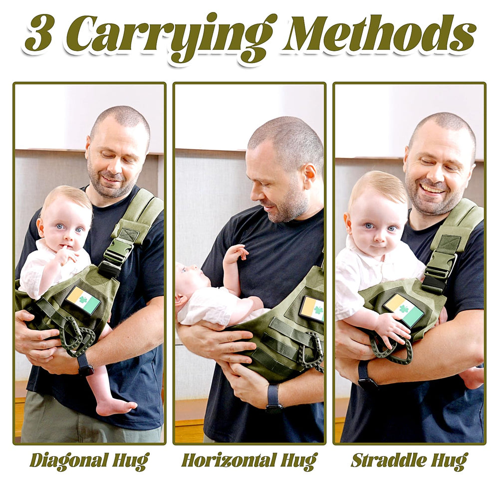 YESYBC baby sling quick and easy setup with simple adjustments