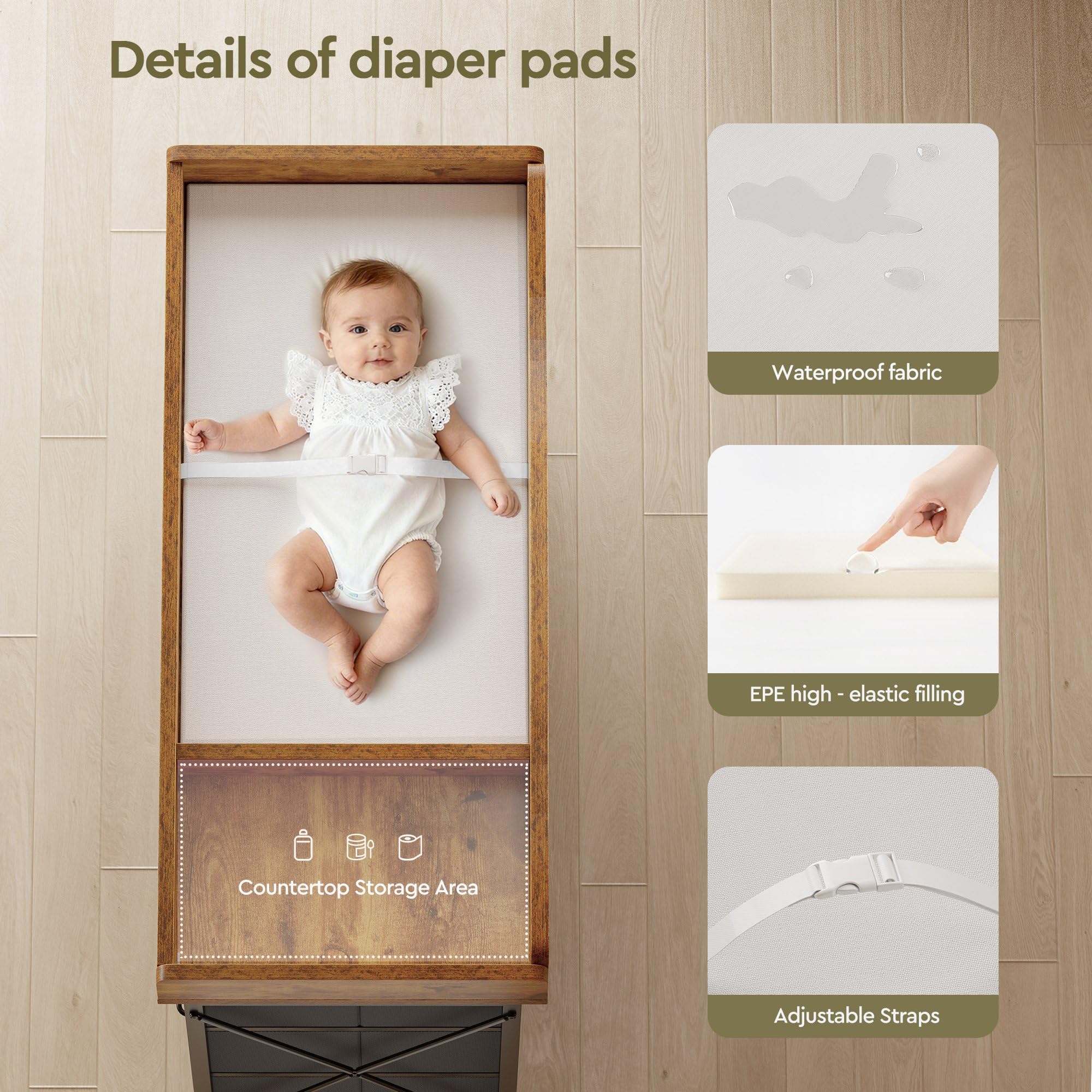 YeTom wood PB construction provides sturdy, stable support.