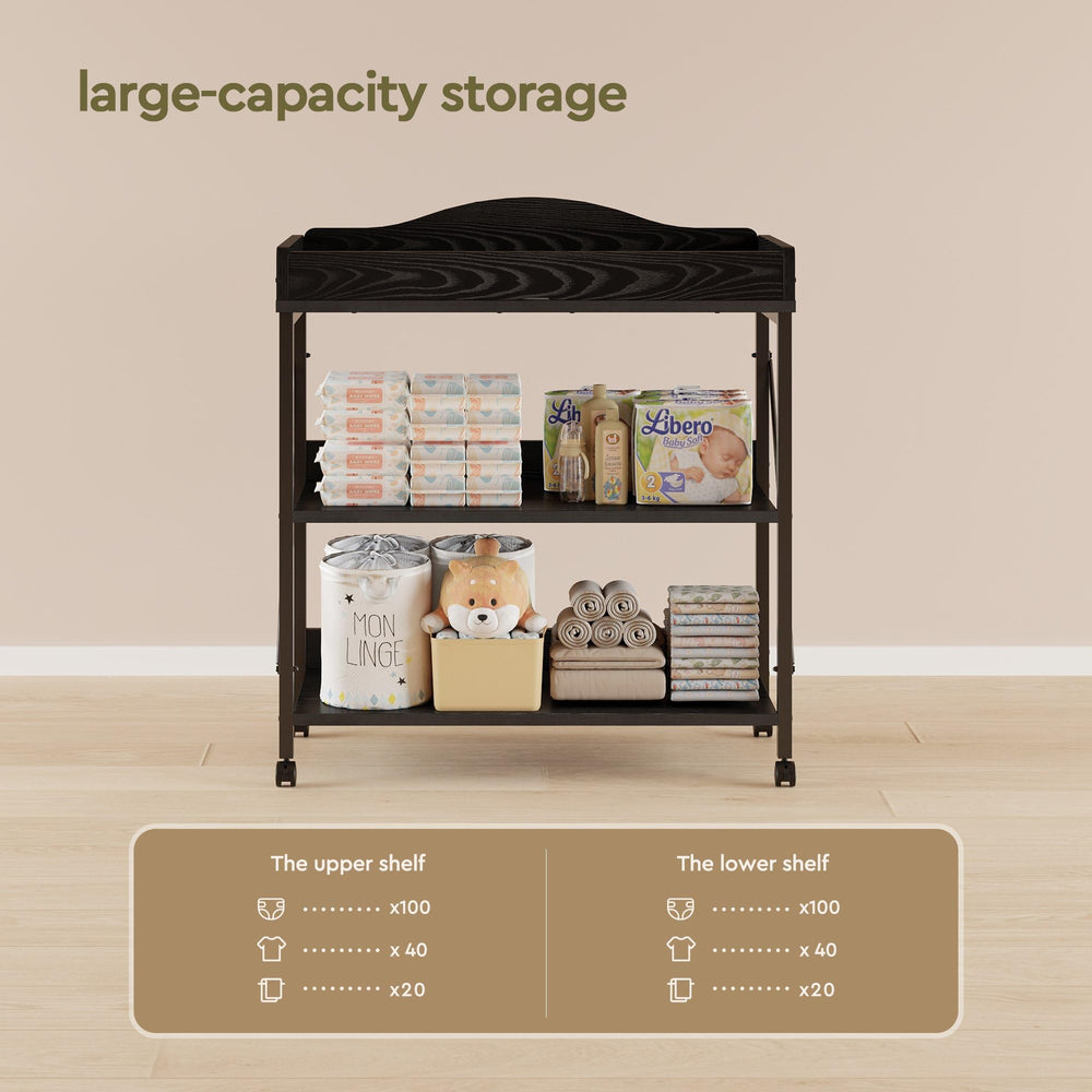 YeTom safety baffles on all sides create a secure changing space