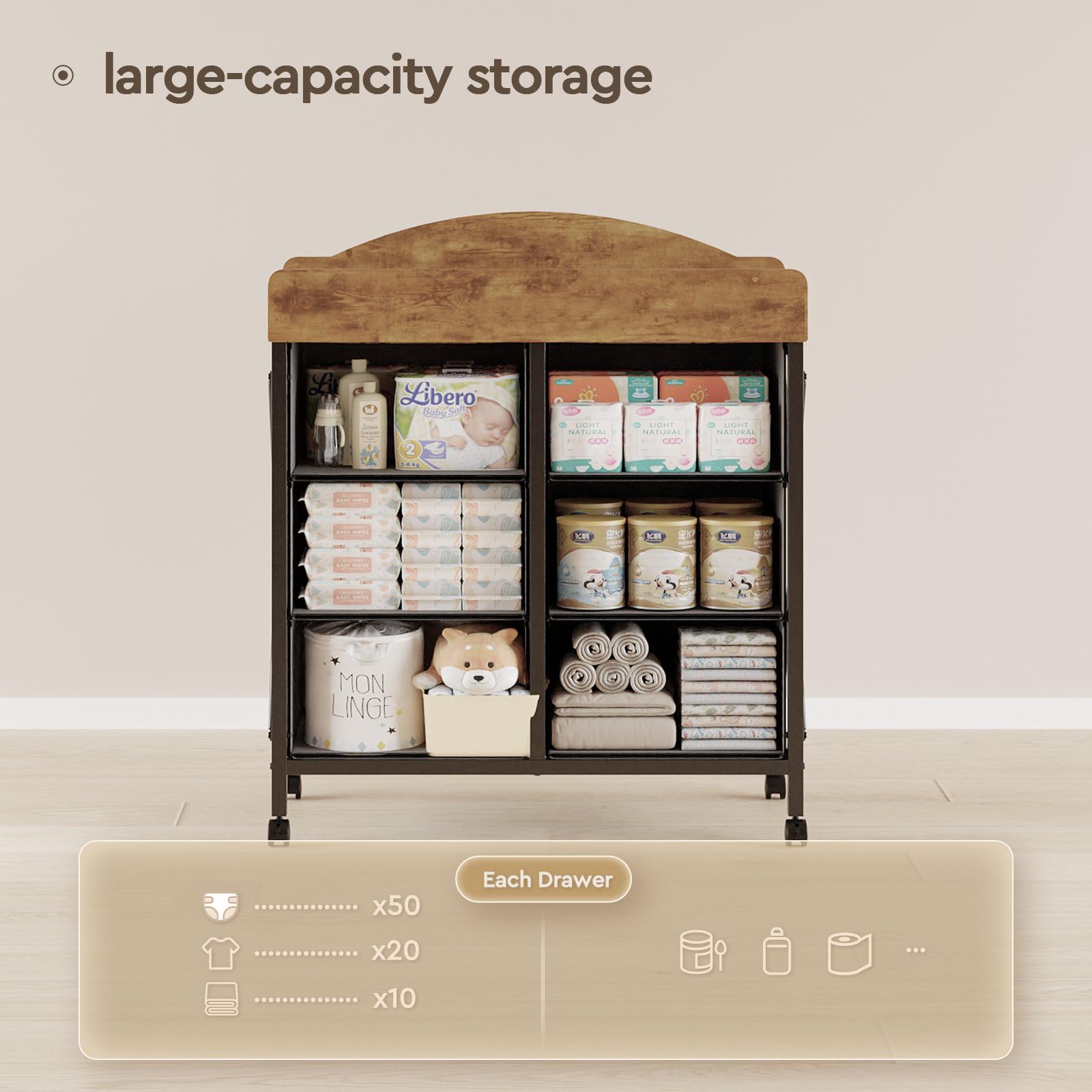 Yetom bottom four drawers organize sweaters and outfits