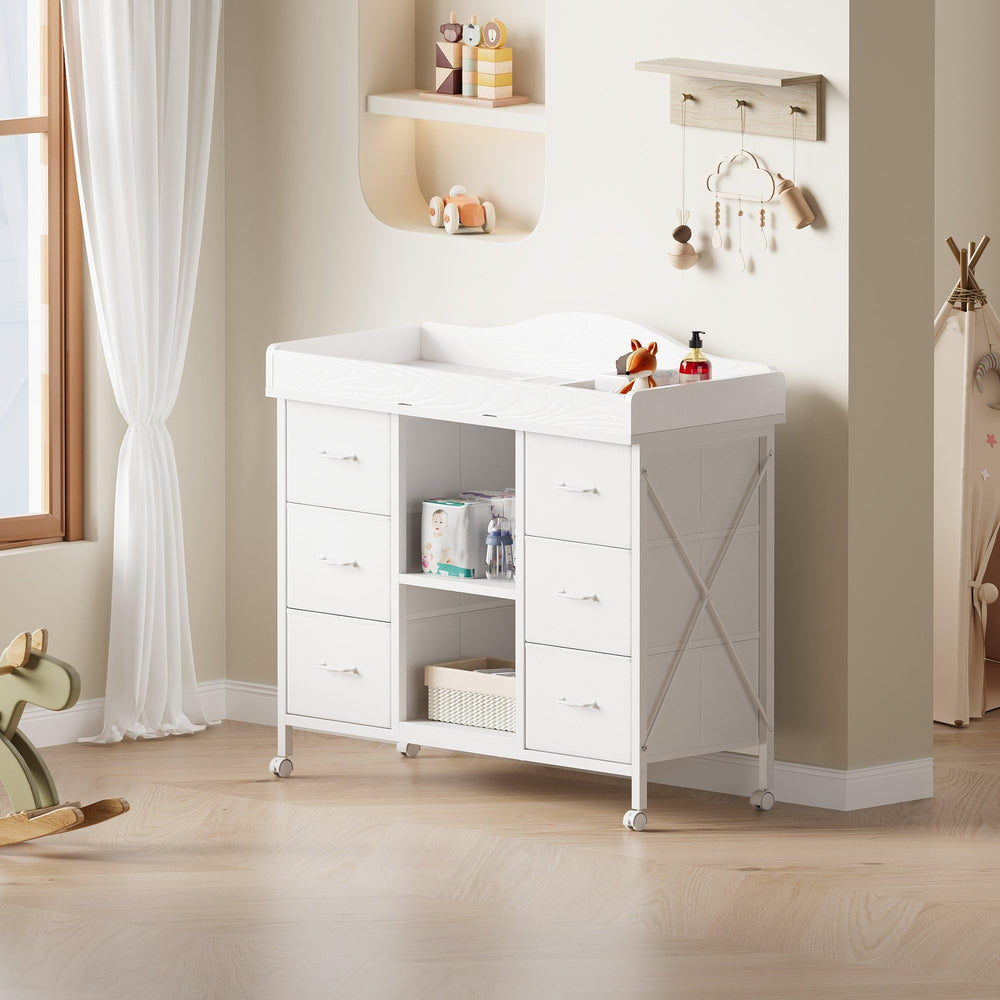 YeTom open-storage-shelves-height-adjustable adapt to growing storage needs.