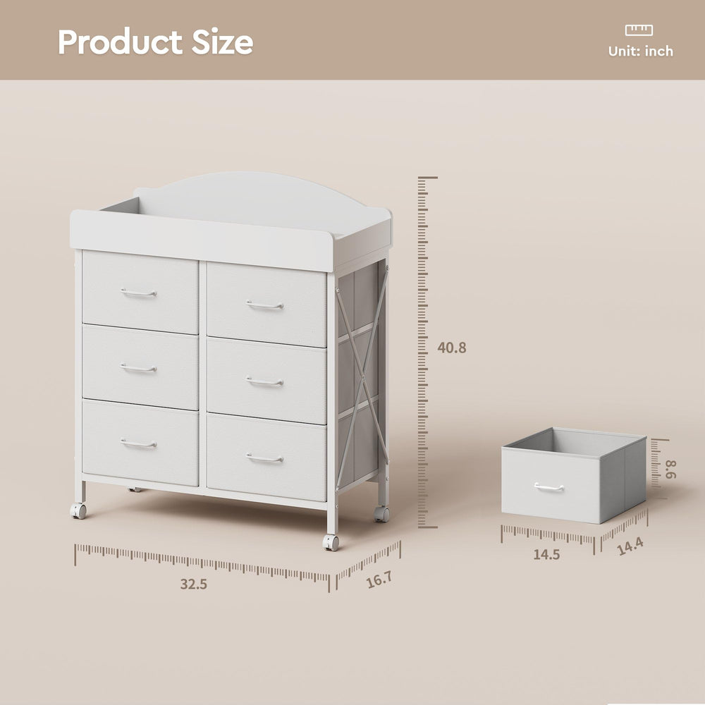 YeTom enclosed changing area with safety baffles provides a secure space during care.