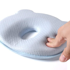 Yevclihds memory foam baby pillow cartoon bear side view for comfortable travel snuggles