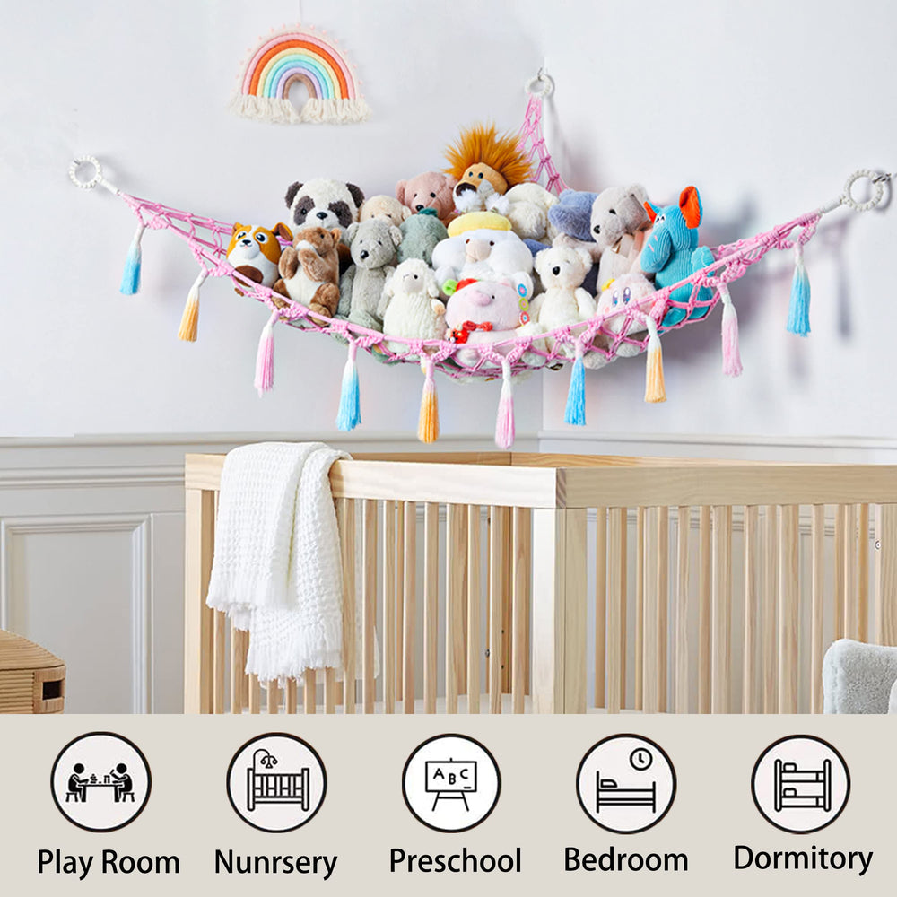 Yewiwin LED string light provides soft ambience for nursery playtime.