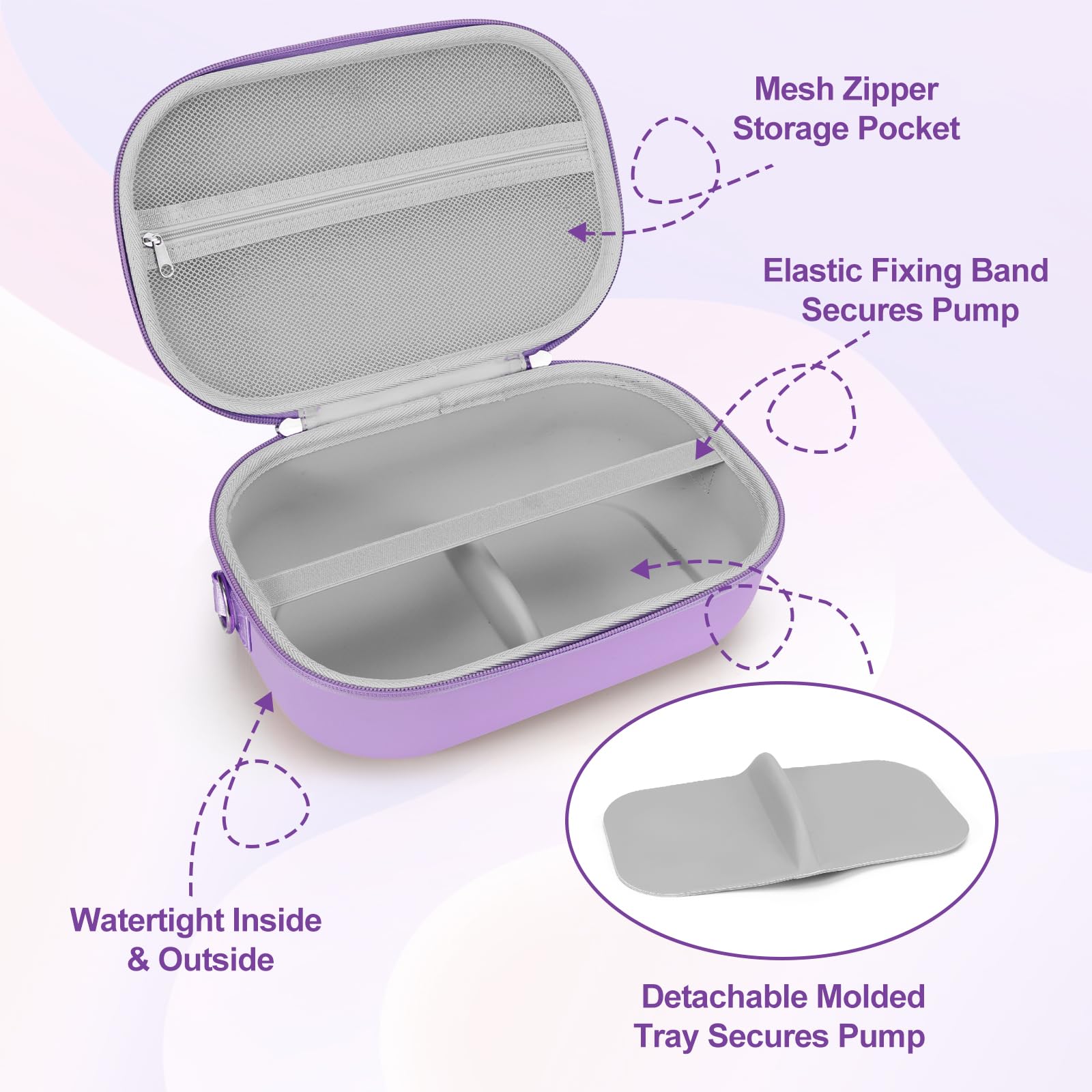 Yewltvep bag with shoulder strap offers flexible transport.