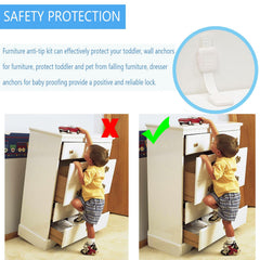 YEYA anti-tip design securing a dresser against tipping risk.