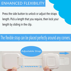 YEYA dresser-strap application demo promotes toddler-proof furniture with simple steps.