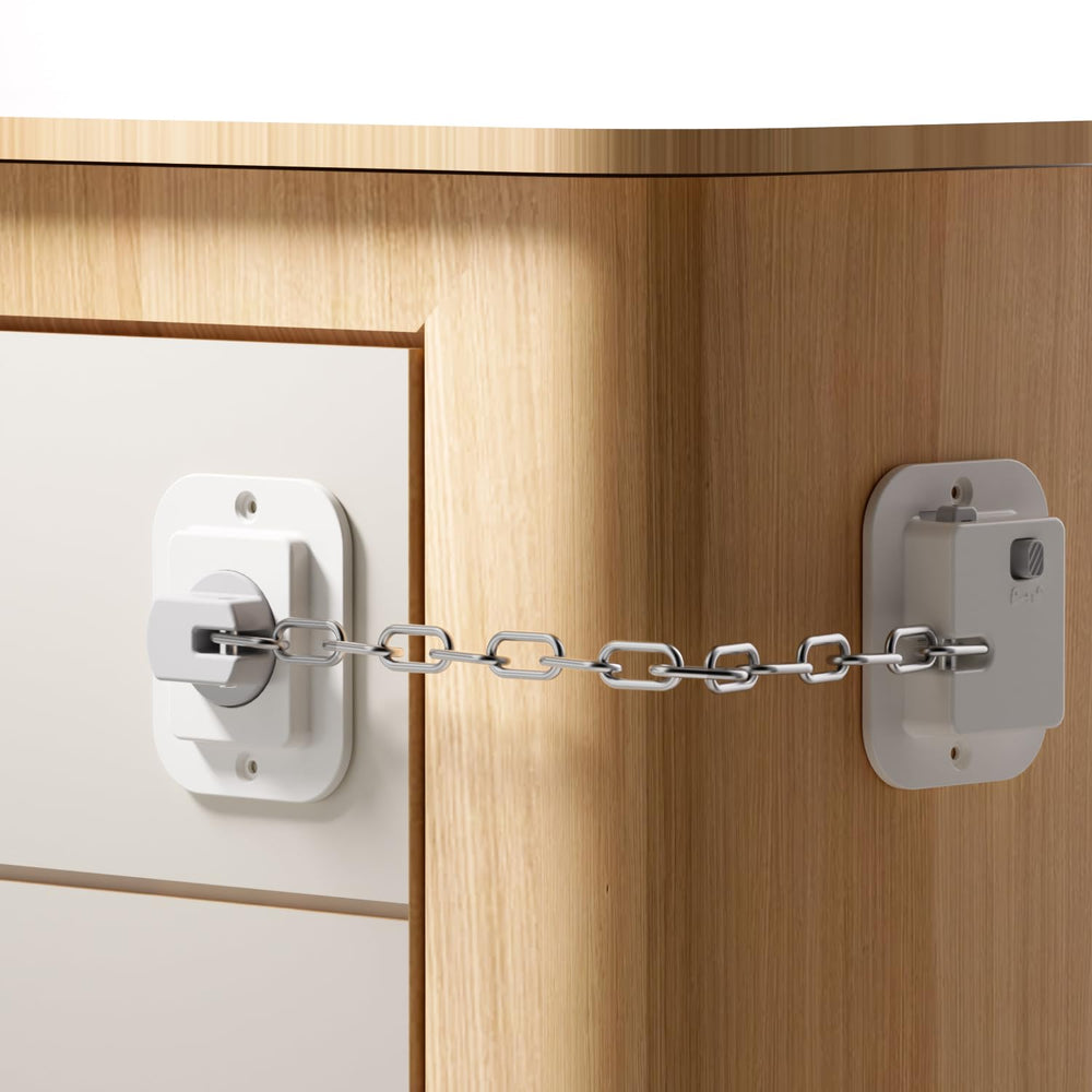 YEYA safe furniture-tip-over prevention setup in a modern living room.