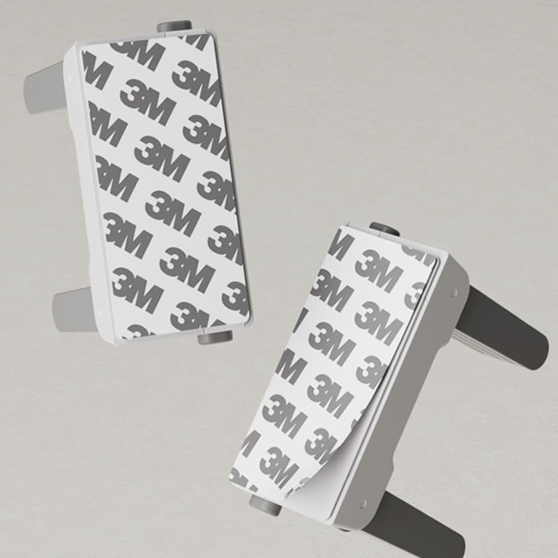 YEYA Upgrade 3M adhesive mounting demonstrates sturdy, tool-free attachment to door lever.