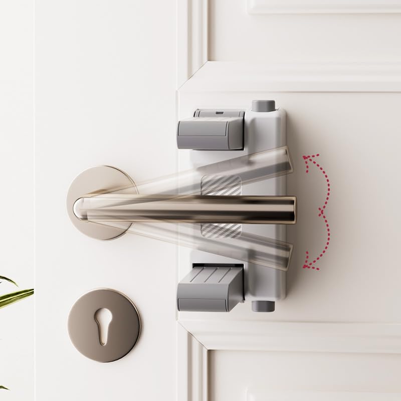 YEYA Upgrade universal-fit lever handles illustrate compatibility with left or right-handed doors.