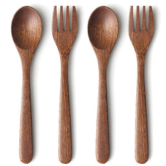 YFWOOD kids utensils spoons top view, lightweight easy-to-grip for self-feeding