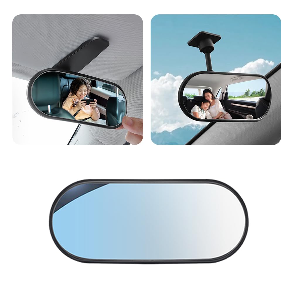 YGDMD HD car mirror for baby offers a wide view for rear-seat monitoring.