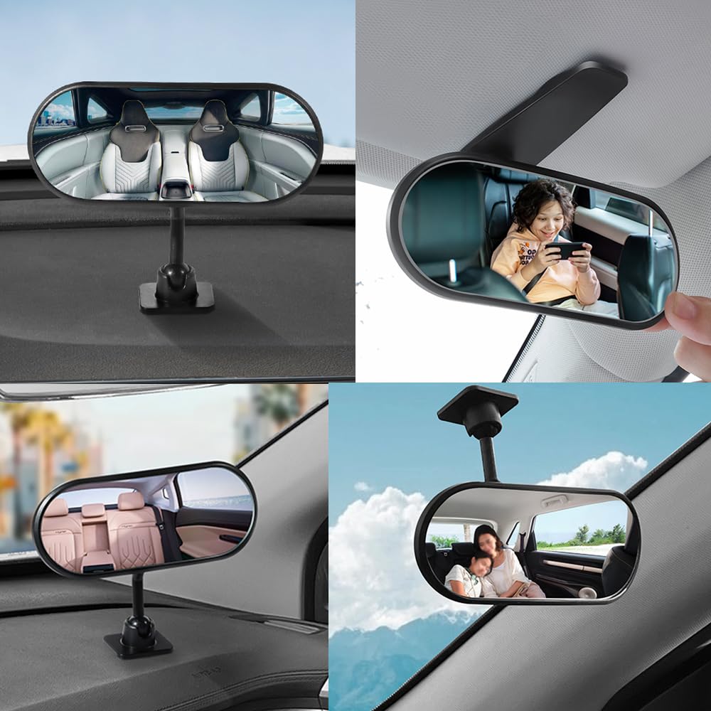 YGDMD high-definition glass provides clear reflections for better baby observation.