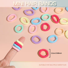 Compact 0.86-inch diameter YGDZ hair ties for fine hair without pulling.