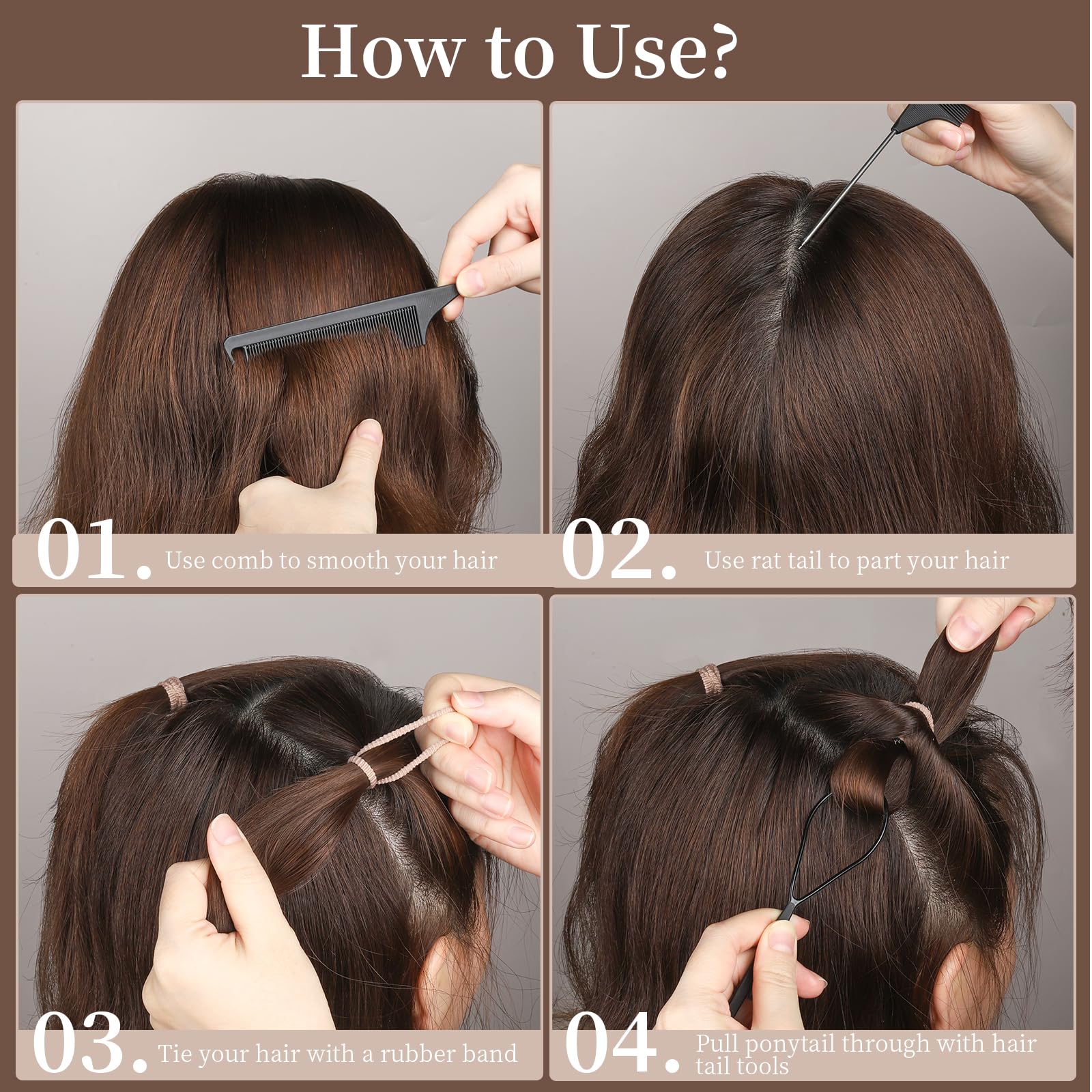 YGDZ Organizer storage box keeps hair accessories tidy and portable.