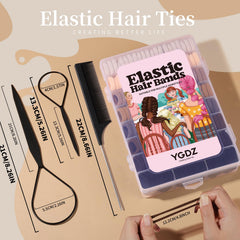 YGDZ Baby Hair Ties seamless design prevents creases during daily ponytails.