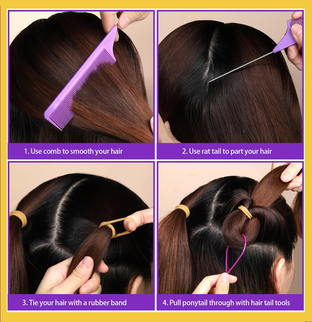 YGDZ versatile hair ties for everyday mini hairstyles and DIY looks