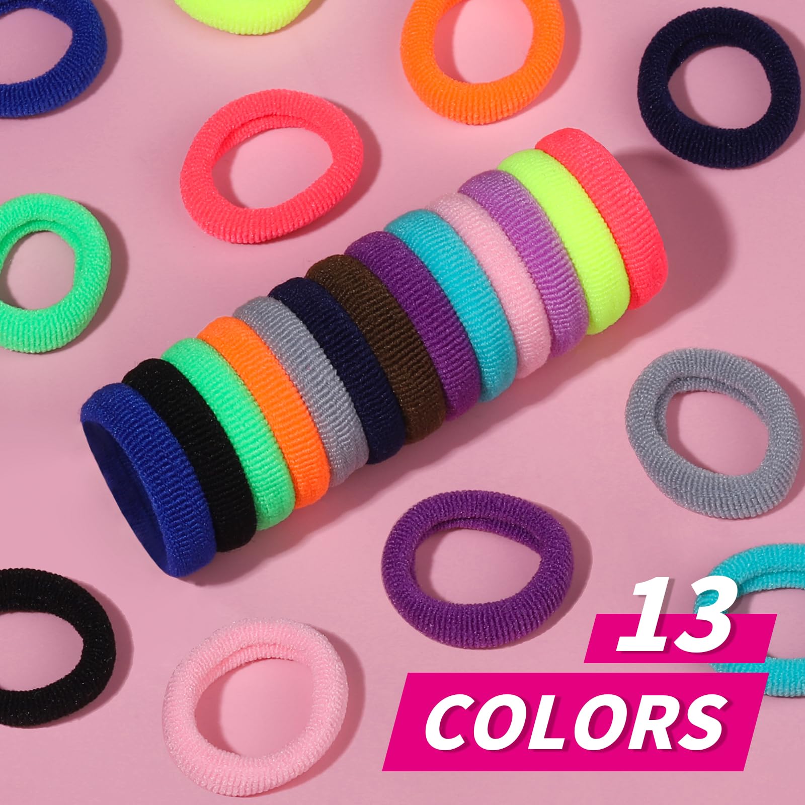 YGDZ small-diameter hair ties grip soft hair securely for all-day wear.
