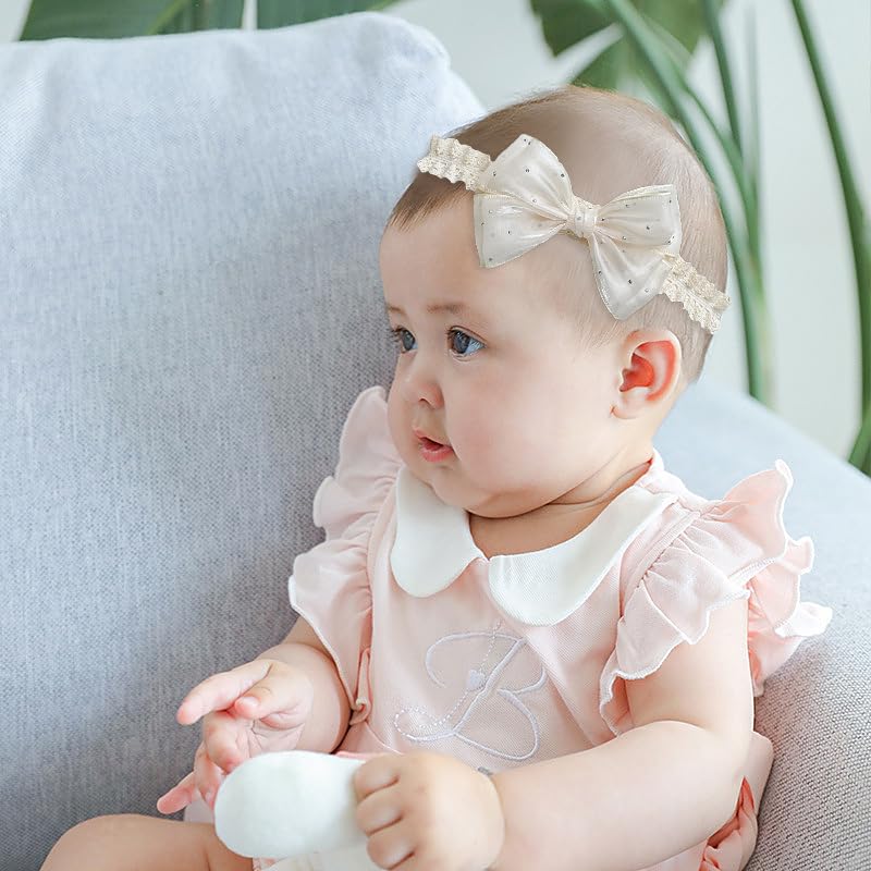 Yheahin ivory bow headband makes a thoughtful gift for little girls