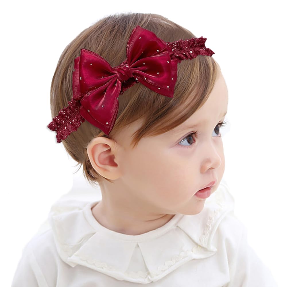 Yheahin bow headband serves as a versatile photography prop for precious moments.