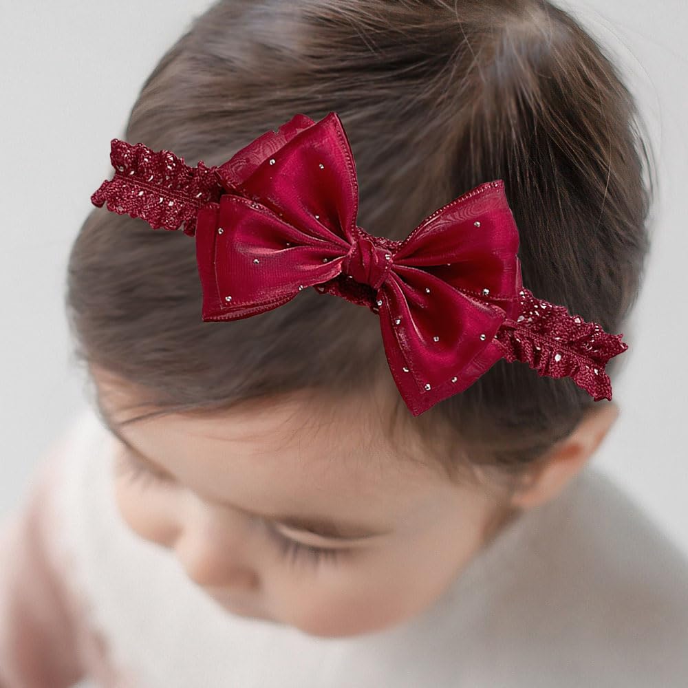 Yheahin soft lace elastic headband provides gentle comfort for tender scalps during wear.