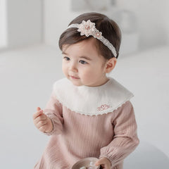Yheahin one-size headband, adjustable for growing little heads, comfortable all day.