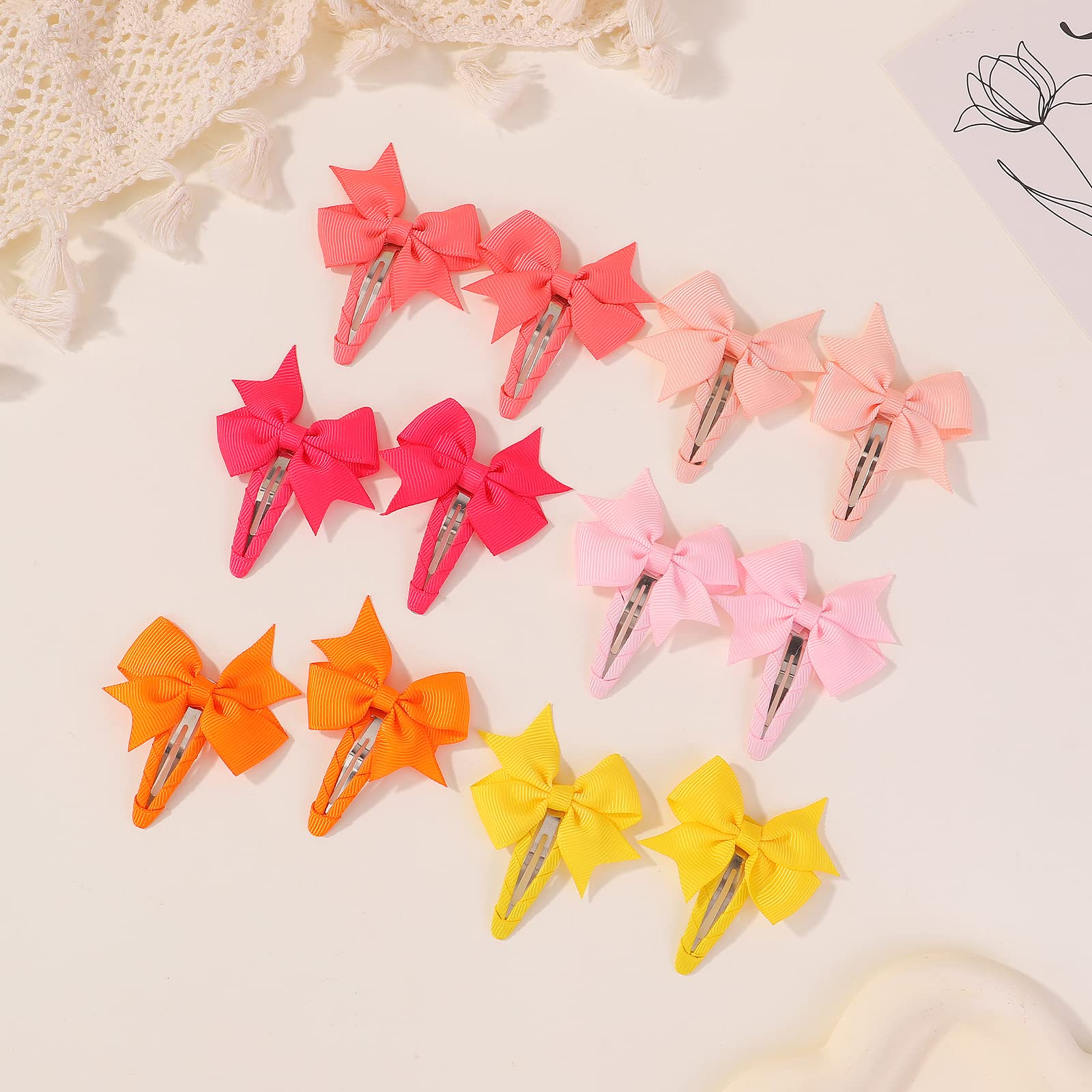 YHXX YLEN 2-inch bows ideal for toddlers and newborns' daily looks