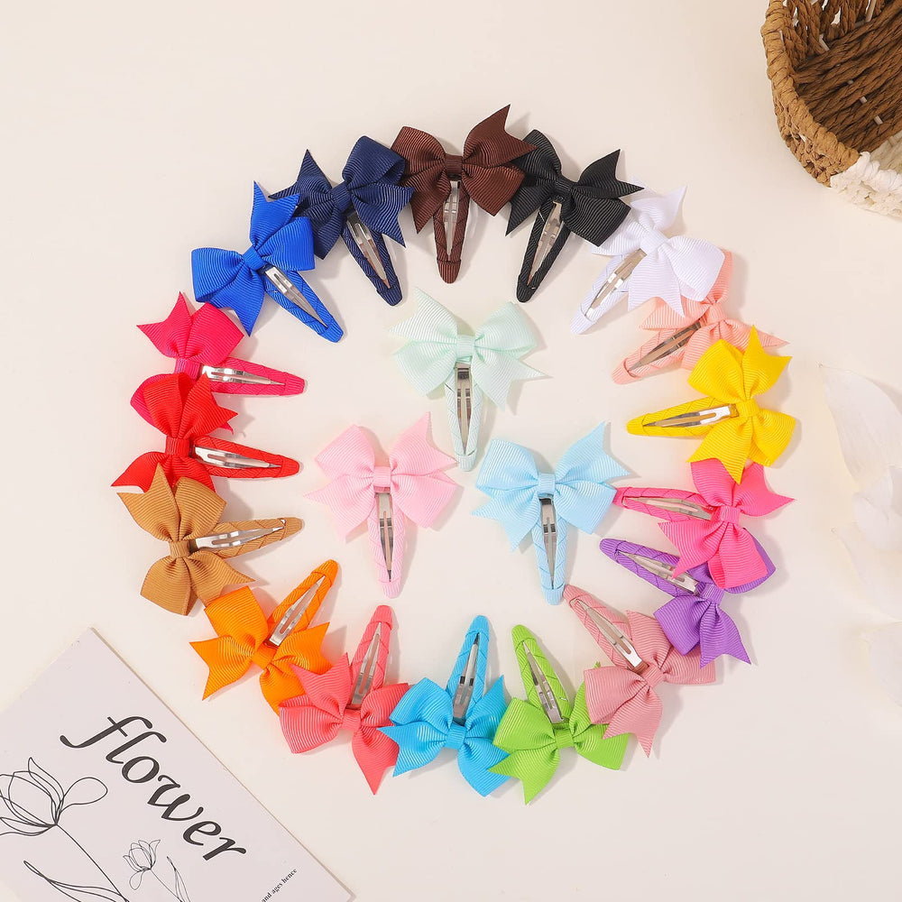 YHXX YLEN colorful bows clip securely during play and parties