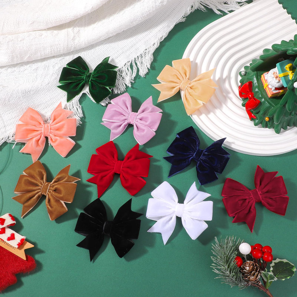 YHXX YLEN velvet bows color palette suits every season and mood.