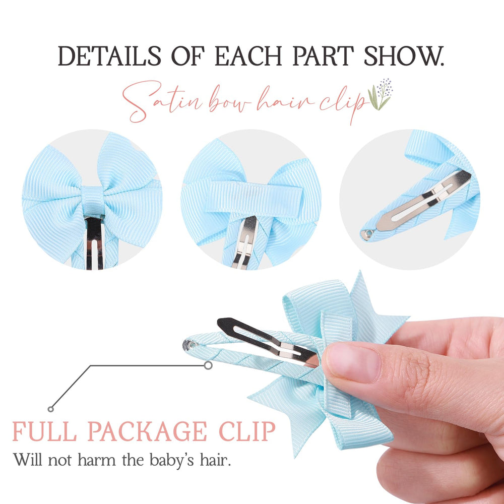 YHXX YLEN fully wrapped metal clip keeps hair securely in place