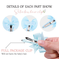 YHXX YLEN fully wrapped metal clip keeps hair securely in place