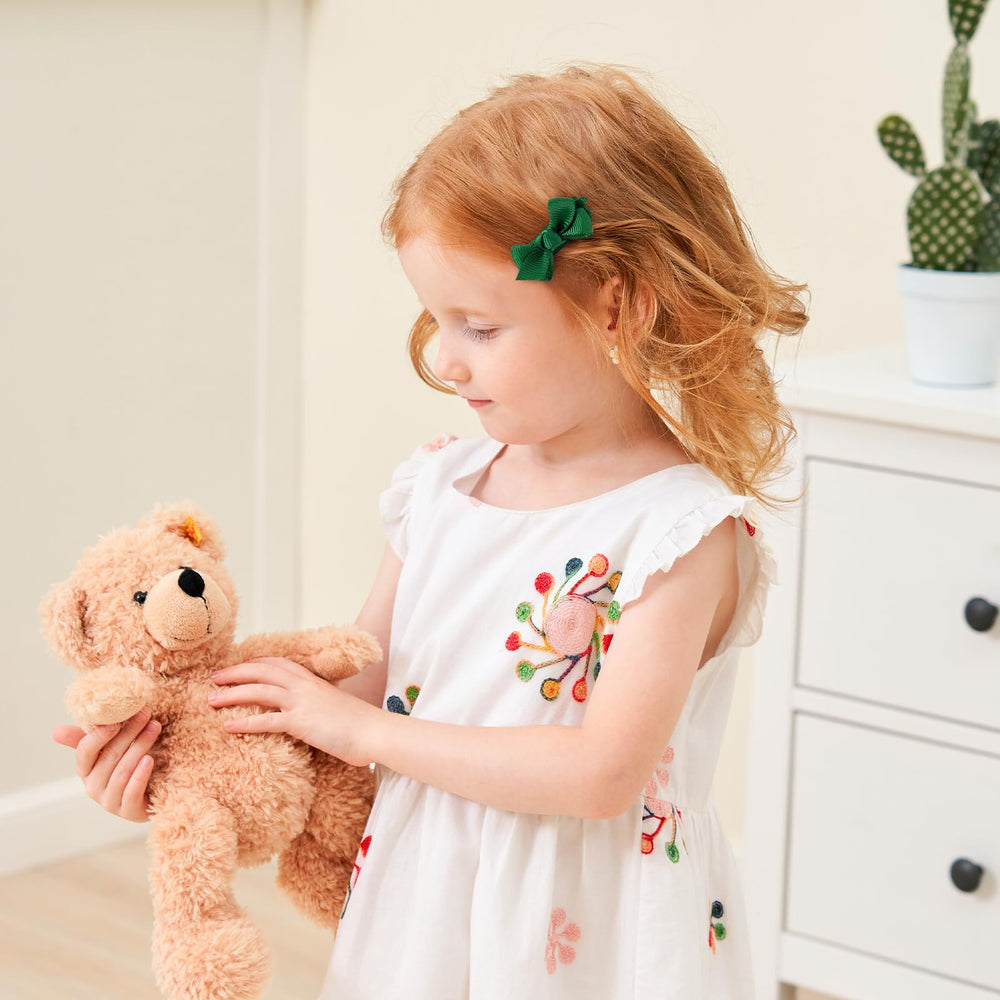 YHXX YLEN gingham and polka-dot pattern clips add holiday charm.