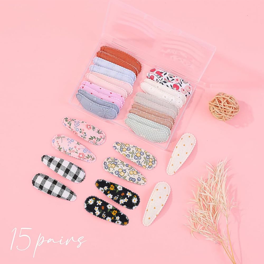 YHLEN cute floral clips add daily charm to hairstyles
