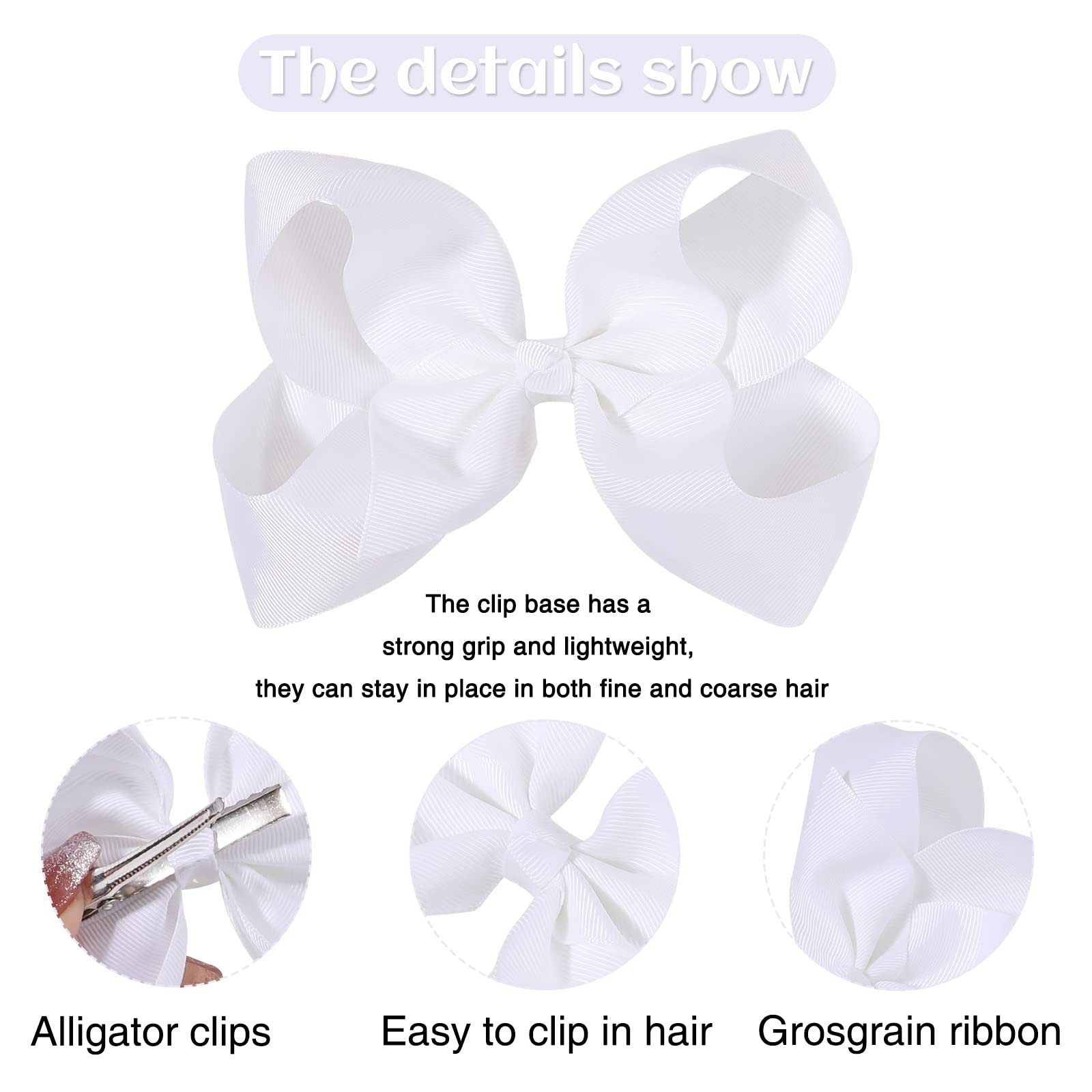 YHXX YLEN white bows coordinating with multiple outfits for versatile looks