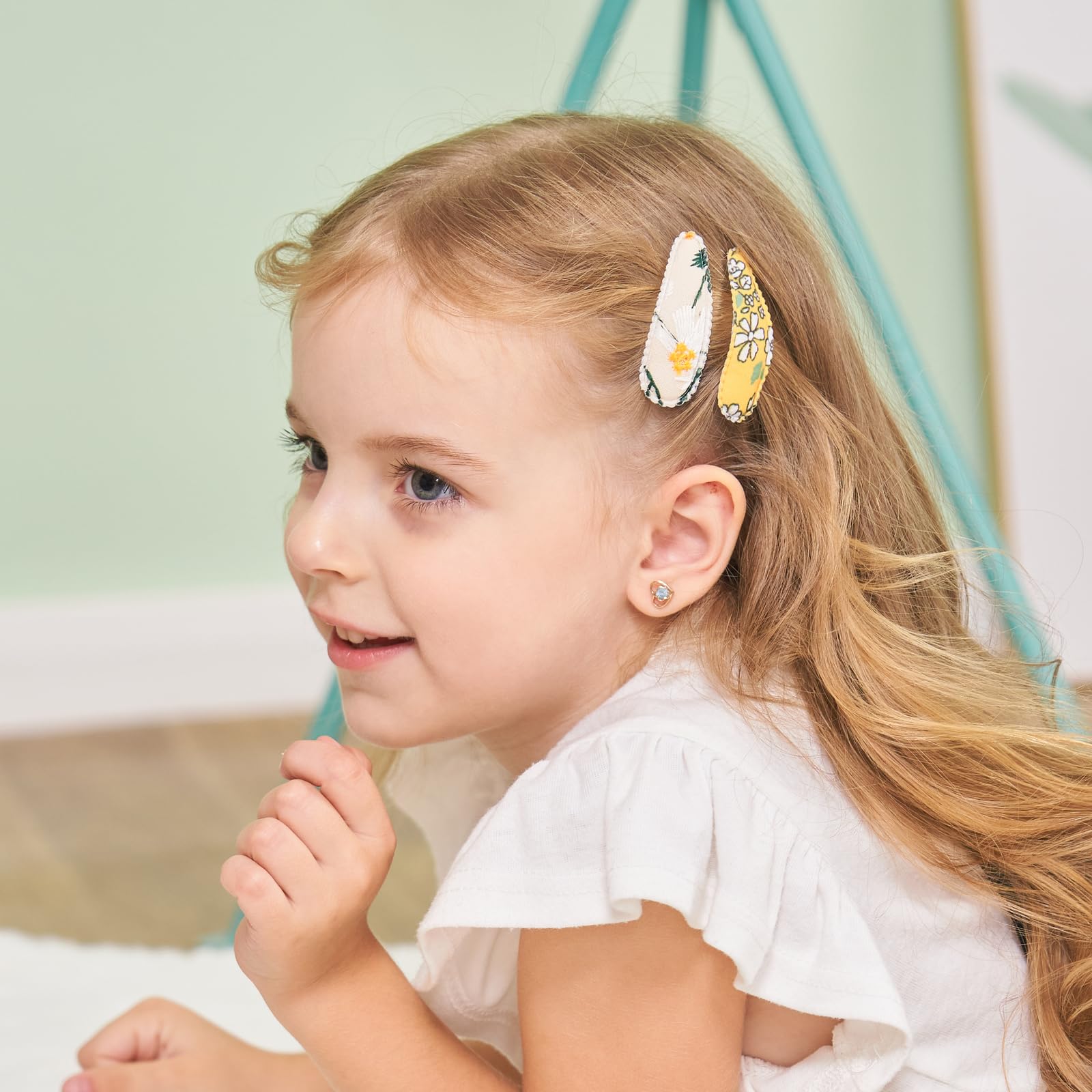 YHXX YLEN wrapped snap clip soft wrap — gentle against hair