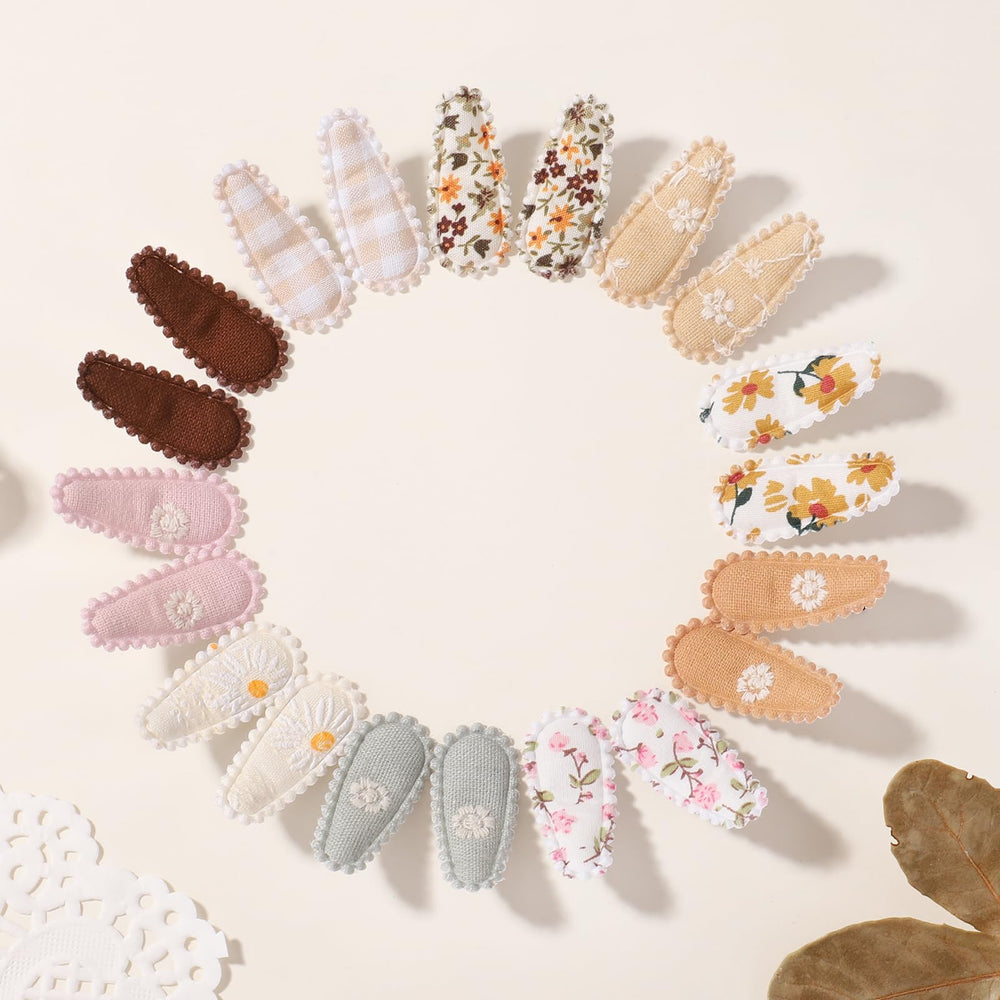 YLEN YHXX mini baby barrette non-slip base stays put during play.