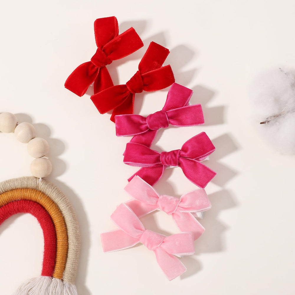 YHXX velvet hair bow mint offers fresh color and stable hold
