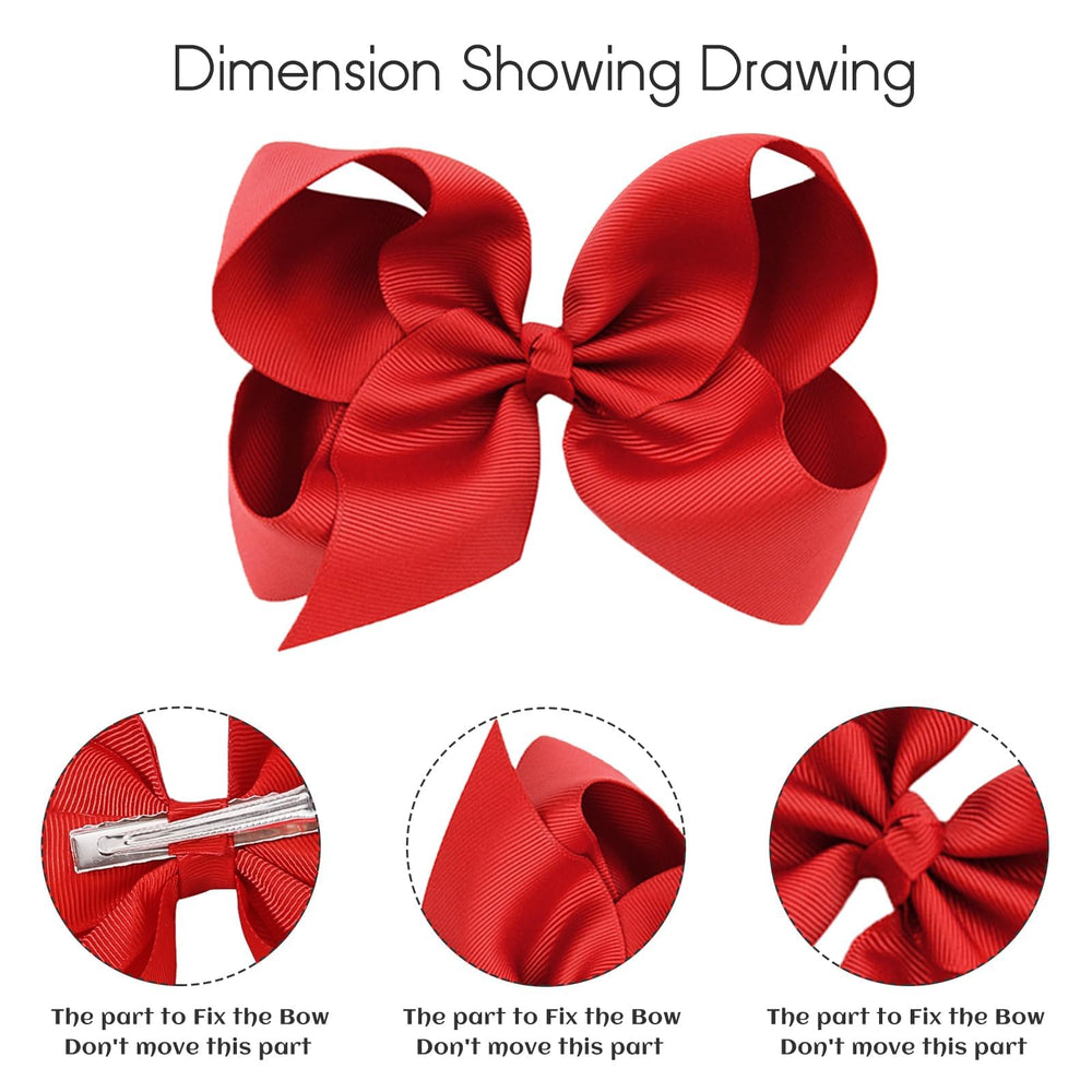 YHXX YLEN large bow clip demonstrates strong grip for thick hair.