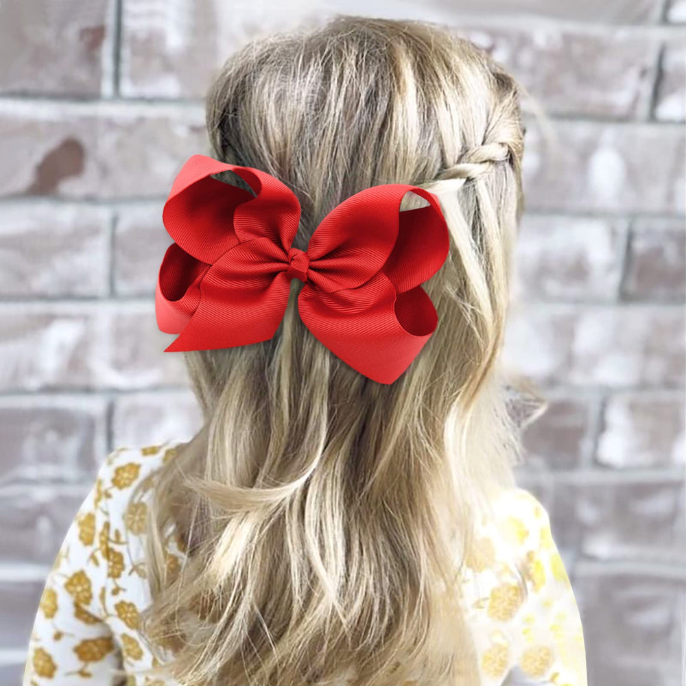 YHXX YLEN red clip bows party-look ready, durable lightweight materials.