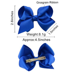 YHXX YLEN close-up of large bow with durable clip and shine